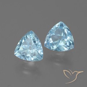 Shop natural 2.91ct スカイブルー トパーズ gems, トリリオン, from ブラジル at GemSelect. In stock, global shipping!