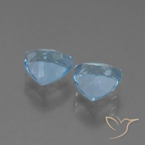 Shop natural 2.68ct スカイブルー トパーズ gems, トリリオン, from ブラジル at GemSelect. In stock, global shipping!