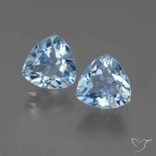 Shop natural 2.96ct スイスブルー トパーズ gems, トリリオン, from ブラジル at GemSelect. In stock, global shipping!