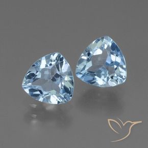 Shop natural 2.96ct スイスブルー トパーズ gems, トリリオン, from ブラジル at GemSelect. In stock, global shipping!
