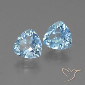 Shop natural 2.89ct スイスブルー トパーズ gems, トリリオン, from ブラジル at GemSelect. In stock, global shipping!
