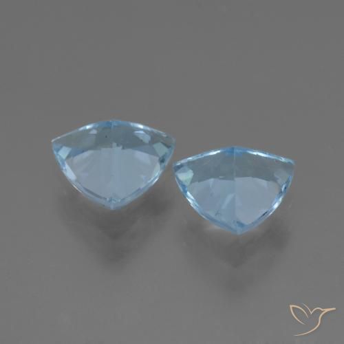 Shop natural 2.57ct スカイブルー トパーズ gems, トリリオン, from ブラジル at GemSelect. In stock, global shipping!