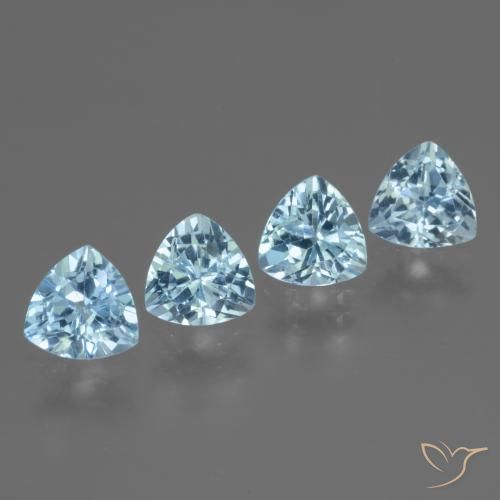 Shop natural 5.76ct スカイブルー トパーズ gems, トリリオン, from ブラジル at GemSelect. In stock, global shipping!