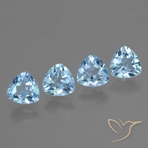 Shop natural 5.73ct スカイブルー トパーズ gems, トリリオン, from ブラジル at GemSelect. In stock, global shipping!