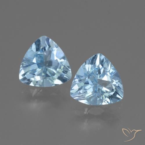 Shop natural 2.31ct スイスブルー トパーズ gems, トリリオン, from ブラジル at GemSelect. In stock, global shipping!