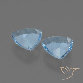 Shop natural 2.31ct スイスブルー トパーズ gems, トリリオン, from ブラジル at GemSelect. In stock, global shipping!
