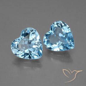 Shop natural 5.15ct スカイブルー トパーズ gems, 心臓, from ブラジル at GemSelect. In stock, global shipping!