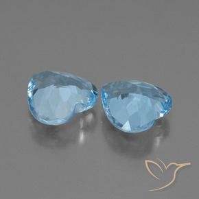 Shop natural 5.15ct スカイブルー トパーズ gems, 心臓, from ブラジル at GemSelect. In stock, global shipping!