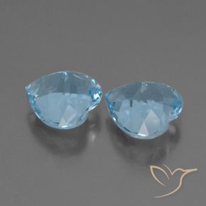Shop natural 5.94ct スイスブルー トパーズ gems, 心臓, from ブラジル at GemSelect. In stock, global shipping!