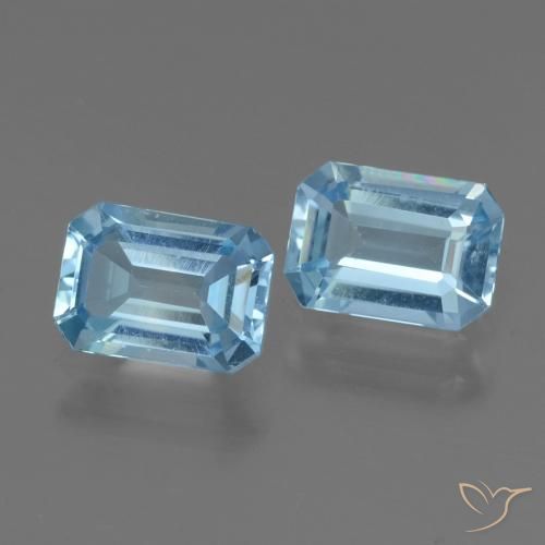 Shop natural 2.12ct スイスブルー トパーズ gems, 八角形 / エメラルドカット, from ブラジル at GemSelect. In stock, global shipping!
