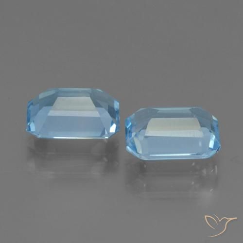 Shop natural 2.12ct スイスブルー トパーズ gems, 八角形 / エメラルドカット, from ブラジル at GemSelect. In stock, global shipping!