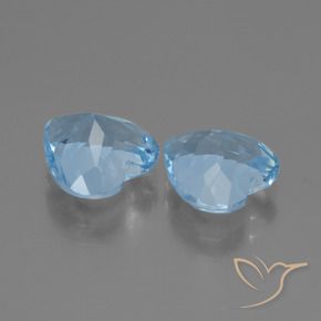 Shop natural 5.60ct スカイブルー トパーズ gems, 心臓, from ブラジル at GemSelect. In stock, global shipping!
