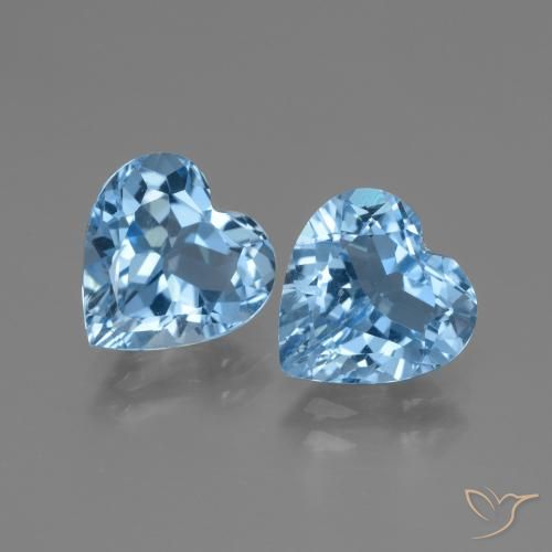 Shop natural 5.37ct スイスブルー トパーズ gems, 心臓, from ブラジル at GemSelect. In stock, global shipping!