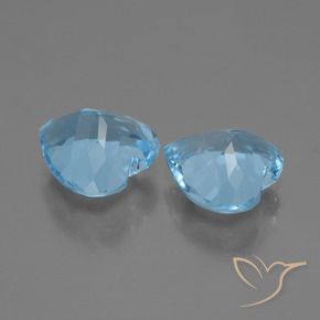 Shop natural 5.78ct スカイブルー トパーズ gems, 心臓, from ブラジル at GemSelect. In stock, global shipping!