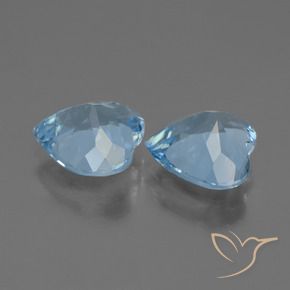 Shop natural 5.63ct スカイブルー トパーズ gems, 心臓, from ブラジル at GemSelect. In stock, global shipping!