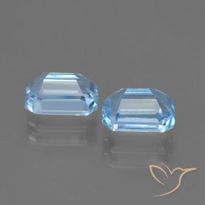 Shop natural 2.79ct スカイブルー トパーズ gems, 八角形 / エメラルドカット, from ブラジル at GemSelect. In stock, global shipping!