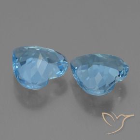 Shop natural 5.38ct スイスブルー トパーズ gems, 心臓, from ブラジル at GemSelect. In stock, global shipping!