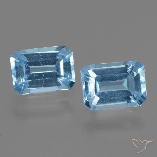 Shop natural 2.60ct スイスブルー トパーズ gems, 八角形 / エメラルドカット, from ブラジル at GemSelect. In stock, global shipping!