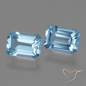 Shop natural 2.60ct スイスブルー トパーズ gems, 八角形 / エメラルドカット, from ブラジル at GemSelect. In stock, global shipping!