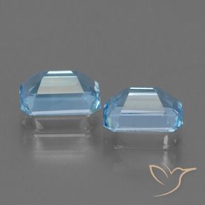 Shop natural 2.38ct スイスブルー トパーズ gems, 八角形 / エメラルドカット, from ブラジル at GemSelect. In stock, global shipping!