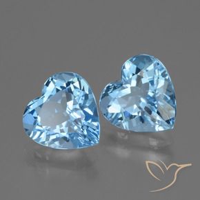 Shop natural 5.75ct スイスブルー トパーズ gems, 心臓, from ブラジル at GemSelect. In stock, global shipping!
