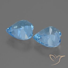 Shop natural 5.75ct スイスブルー トパーズ gems, 心臓, from ブラジル at GemSelect. In stock, global shipping!