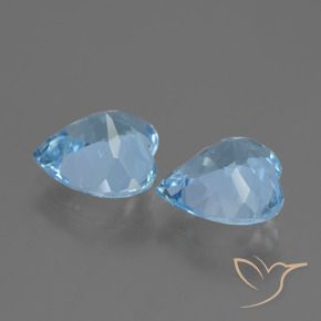 Shop natural 5.79ct スカイブルー トパーズ gems, 心臓, from ブラジル at GemSelect. In stock, global shipping!
