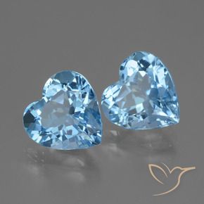 Shop natural 6.07ct スカイブルー トパーズ gems, 心臓, from ブラジル at GemSelect. In stock, global shipping!