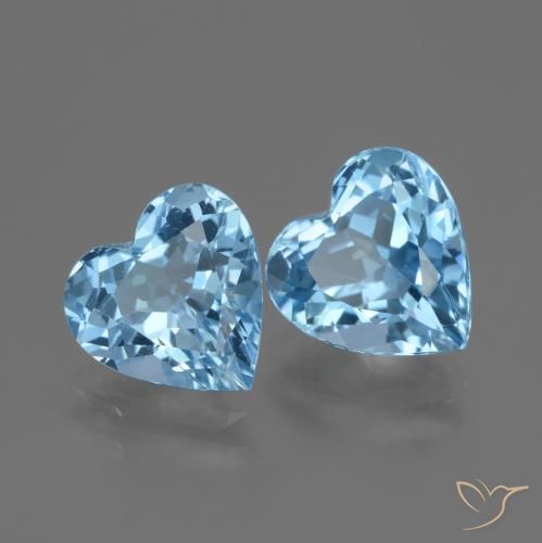 Shop natural 5.78ct スイスブルー トパーズ gems, 心臓, from ブラジル at GemSelect. In stock, global shipping!