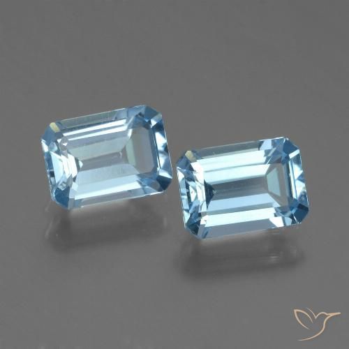 Shop natural 2.44ct スカイブルー トパーズ gems, 八角形 / エメラルドカット, from ブラジル at GemSelect. In stock, global shipping!