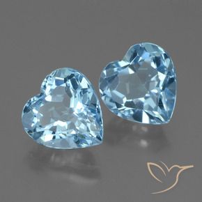 Shop natural 5.88ct スイスブルー トパーズ gems, 心臓, from ブラジル at GemSelect. In stock, global shipping!