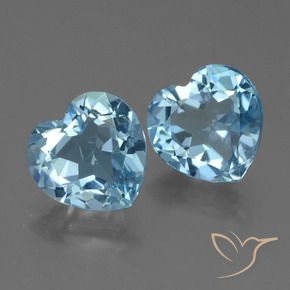 Shop natural 5.51ct スカイブルー トパーズ gems, 心臓, from ブラジル at GemSelect. In stock, global shipping!