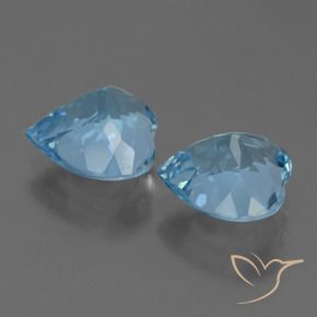 Shop natural 5.97ct スカイブルー トパーズ gems, 心臓, from ブラジル at GemSelect. In stock, global shipping!