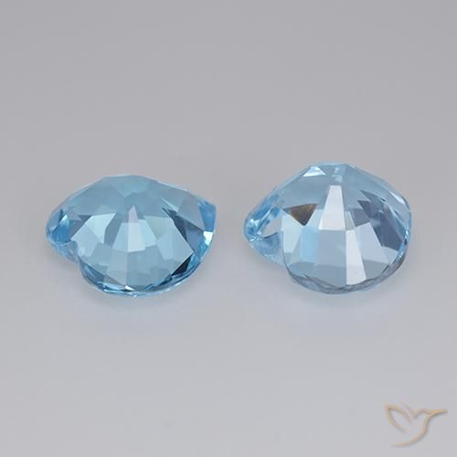 Shop natural 6.37ct スカイブルー トパーズ gems, 心臓, from ブラジル at GemSelect. In stock, global shipping!
