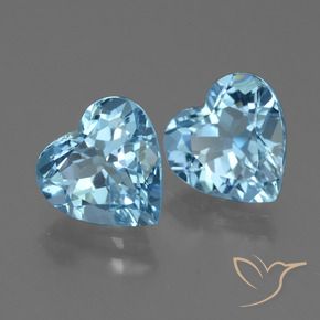 Shop natural 5.80ct スカイブルー トパーズ gems, 心臓, from ブラジル at GemSelect. In stock, global shipping!