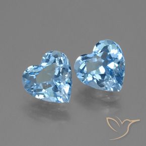 Shop natural 5.54ct スイスブルー トパーズ gems, 心臓, from ブラジル at GemSelect. In stock, global shipping!