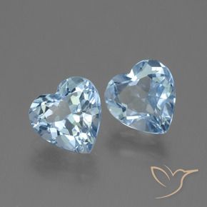 Shop natural 5.95ct スカイブルー トパーズ gems, 心臓, from ブラジル at GemSelect. In stock, global shipping!
