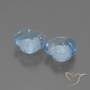 Shop natural 5.95ct スカイブルー トパーズ gems, 心臓, from ブラジル at GemSelect. In stock, global shipping!