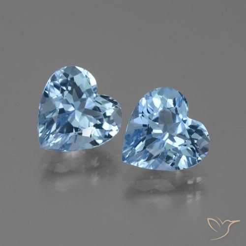 Shop natural 5.71ct スイスブルー トパーズ gems, 心臓, from ブラジル at GemSelect. In stock, global shipping!