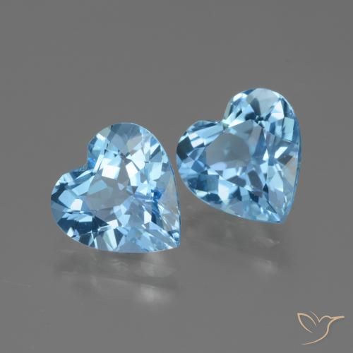 Shop natural 5.27ct スイスブルー トパーズ gems, 心臓, from ブラジル at GemSelect. In stock, global shipping!