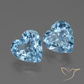 Shop natural 5.83ct スカイブルー トパーズ gems, 心臓, from ブラジル at GemSelect. In stock, global shipping!