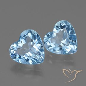 Shop natural 5.86ct スカイブルー トパーズ gems, 心臓, from ブラジル at GemSelect. In stock, global shipping!