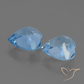 Shop natural 5.86ct スカイブルー トパーズ gems, 心臓, from ブラジル at GemSelect. In stock, global shipping!