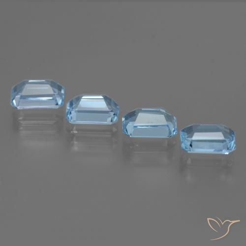 Shop natural 4.98ct スイスブルー トパーズ gems, 八角形 / エメラルドカット, from ブラジル at GemSelect. In stock, global shipping!