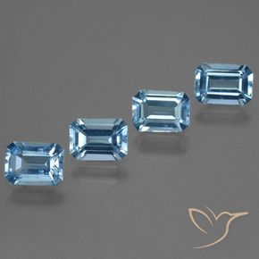 Shop natural 4.56ct スイスブルー トパーズ gems, 八角形 / エメラルドカット, from ブラジル at GemSelect. In stock, global shipping!