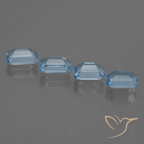 Shop natural 4.56ct スイスブルー トパーズ gems, 八角形 / エメラルドカット, from ブラジル at GemSelect. In stock, global shipping!