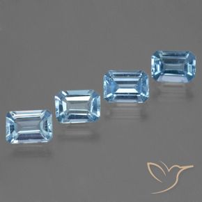 Shop natural 4.76ct スカイブルー トパーズ gems, 八角形 / エメラルドカット, from ブラジル at GemSelect. In stock, global shipping!
