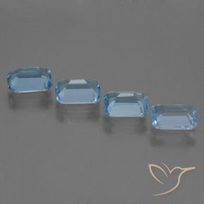 Shop natural 4.76ct スカイブルー トパーズ gems, 八角形 / エメラルドカット, from ブラジル at GemSelect. In stock, global shipping!