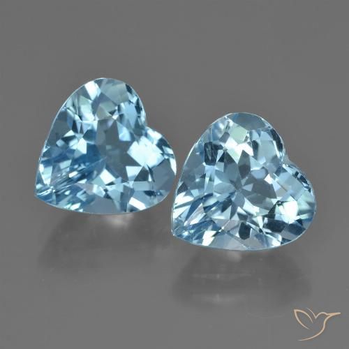 Shop natural 8.65ct スイスブルー トパーズ gems, 心臓, from ブラジル at GemSelect. In stock, global shipping!