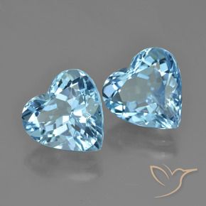 Shop natural 8.42ct スイスブルー トパーズ gems, 心臓, from ブラジル at GemSelect. In stock, global shipping!